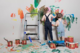 Photos Côté Gauche Christophe Golay - Studio - Séance peinture enfants