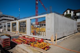Photos Côté Gauche Christophe Golay - Construction de trois bâtiments - Collège de Vigner à Saint-Blaise