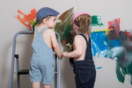 Photos Côté Gauche Christophe Golay - Studio - Séance peinture enfants