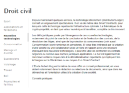 Site internet - Etude Aubert-Hug - Côté Gauche Christophe Golay