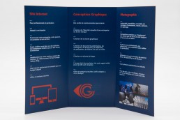 Graphisme - brochures - Côté Gauche Christophe Golay
