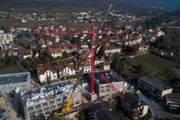 Photos Côté Gauche Christophe Golay - Construction de trois bâtiments - Collège de Vigner à Saint-Blaise