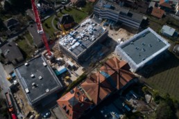 Photos Côté Gauche Christophe Golay - Construction de trois bâtiments - Collège de Vigner à Saint-Blaise