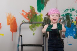 Photos Côté Gauche Christophe Golay - Studio - Séance peinture enfants