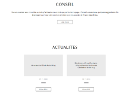 Site internet - Etude Aubert-Hug - Côté Gauche Christophe Golay