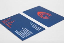 Graphisme - cartes de visite - Côté Gauche Christophe Golay