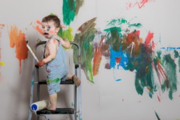 Photos Côté Gauche Christophe Golay - Studio - Séance peinture enfants